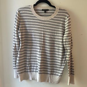 Banana Republic Factory striped navy sweater